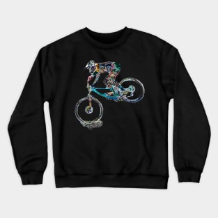 mtb downhill Crewneck Sweatshirt